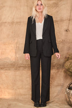 Black suit, blazer and pants