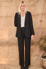 Black suit, blazer and pants