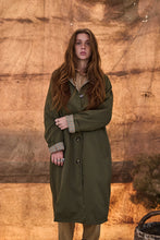mamapapa - pudding reversible  trench coat khaki