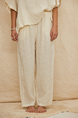 mamapapa - Geneva offwhite linen pants