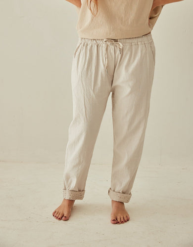 Pepa stripes beige pants