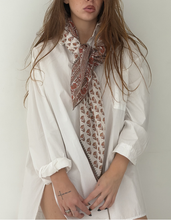 Printed pink scarf