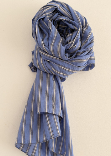 Stripe blue sarong / scarf