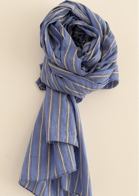 Stripe blue sarong / scarf