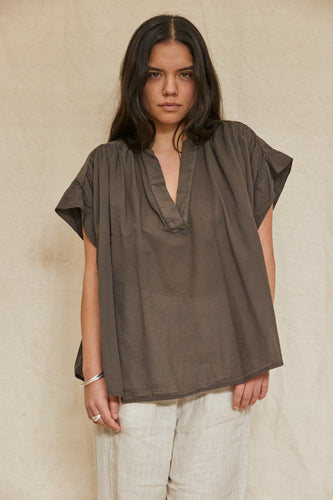 mamapapa - Muse chocolate blouse