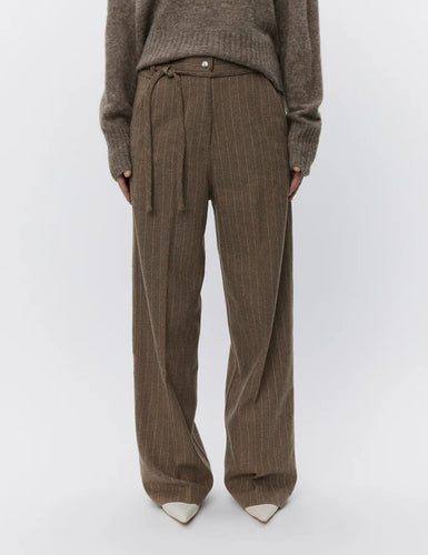 DAY - Matt wool stripe pants