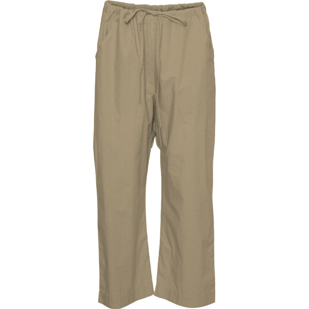 Milano beige string ankle pants