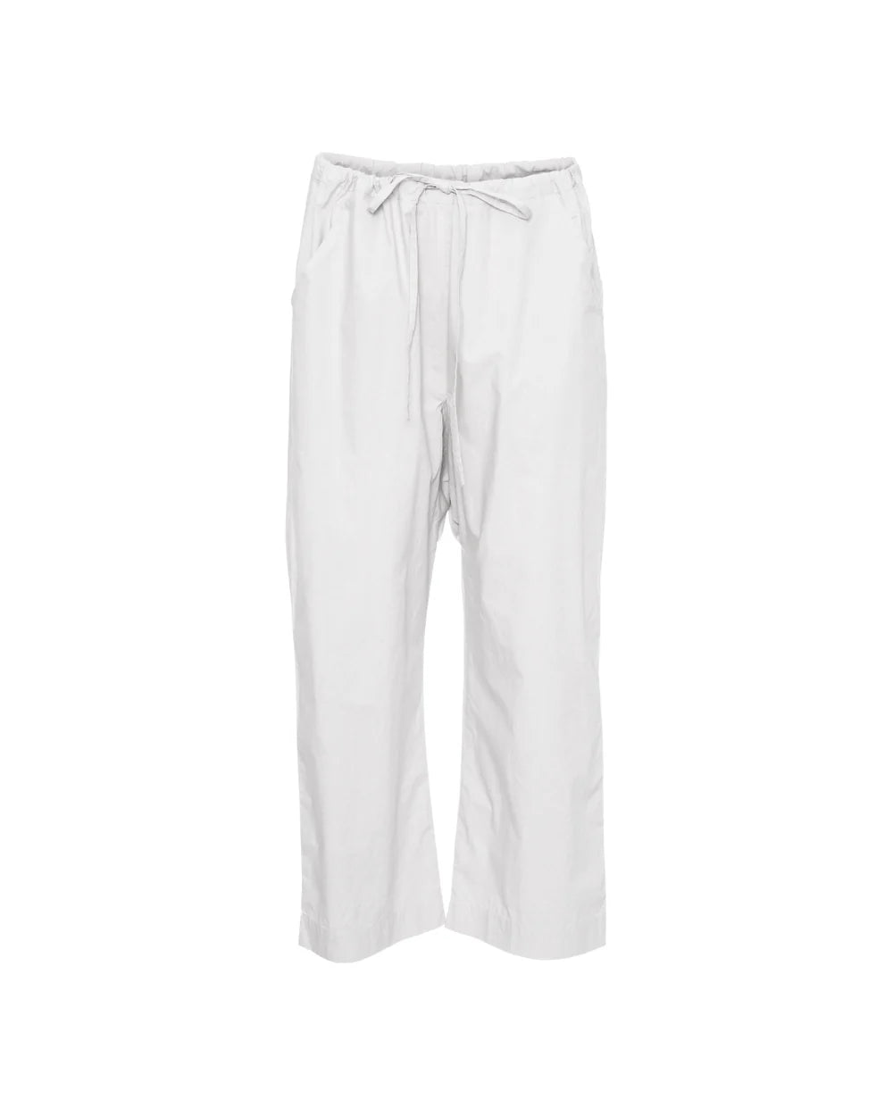 Milano white string ankle pants