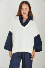 mamapapa Paul knitted offwhite vest