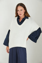mamapapa Paul knitted offwhite vest