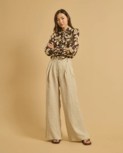 Diega - Pavano lurex stripe pants
