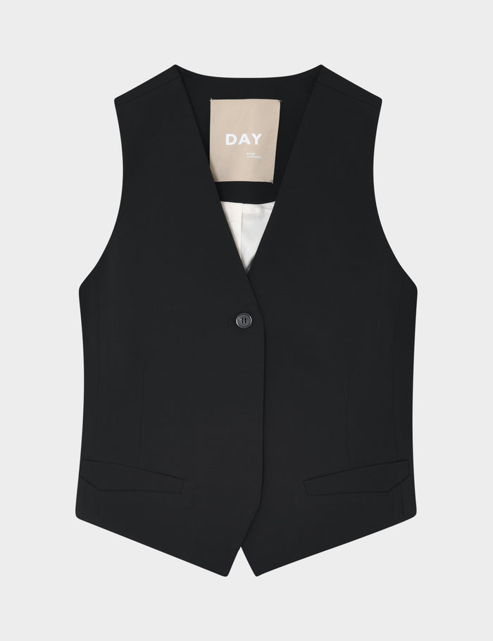 DAY - Ronnie Classic Vest in Black