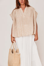 mamapapa - Muse stripe beige and white