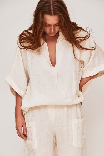 mamapapa - linen blouse