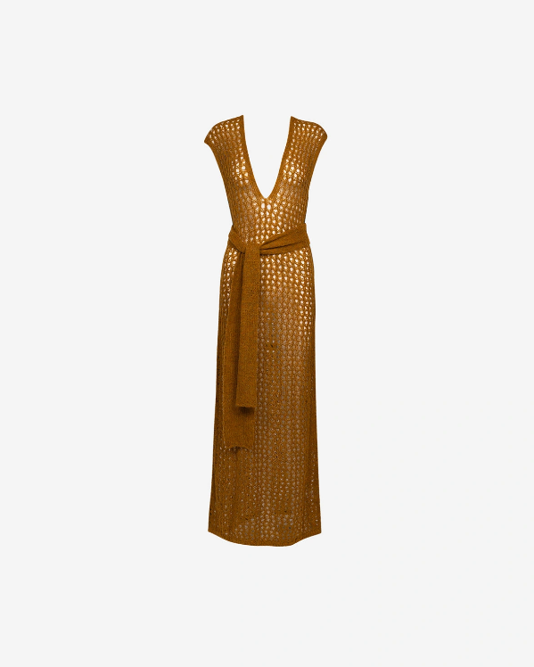 Mes Demoiselles - Tao knitted dress ochre mamapapa Mes Demoiselles - Tao knitted dress ochre mamapapa