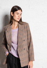 Check blazer