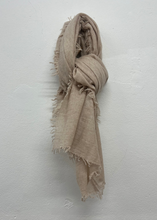 Cashmere and wool scarf