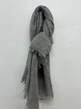 Cashmere and wool scarf