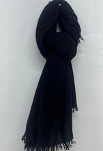 Cashmere and wool scarf