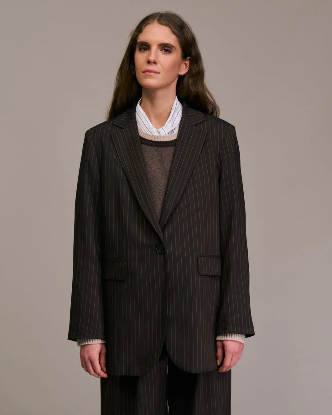 Diega - Virino chocolate blazer