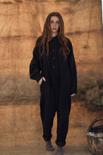 mamapapa - Crunch frill jumpsuit black