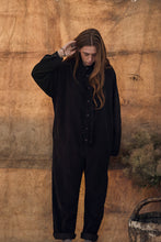 mamapapa - Crunch frill jumpsuit black