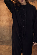 mamapapa - Crunch frill jumpsuit black