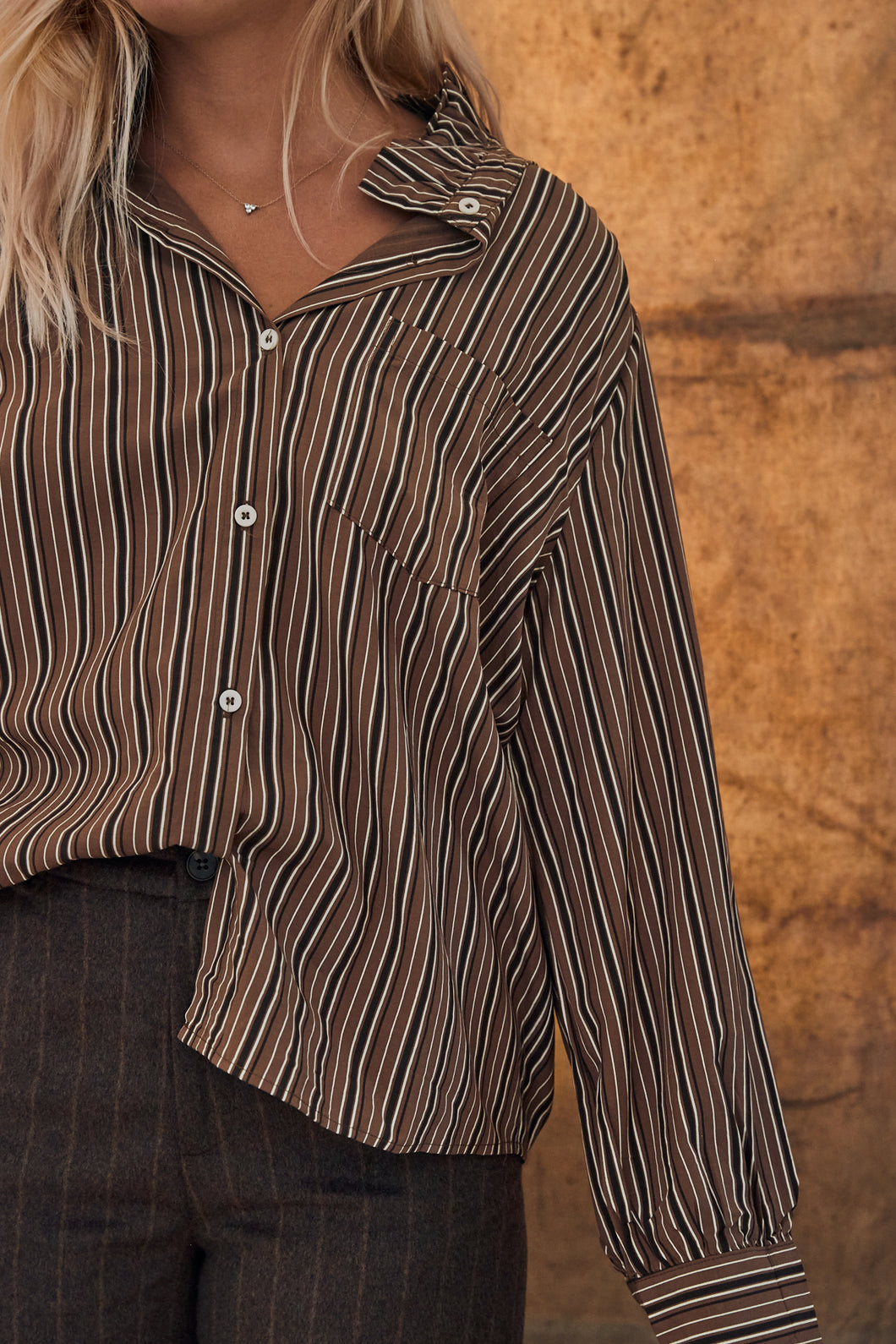 mix Striped shirt