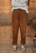 mamapapa - forte camel suede pants