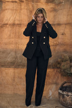 Blazer black classic with gold buttons