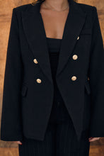Blazer black classic with gold buttons