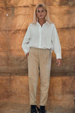 mamapapa - forte cream suede pants
