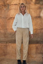 mamapapa - forte cream suede pants