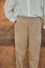 mamapapa - forte cream suede pants