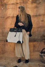mamapapa - Lune suede cream skirt