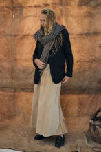 mamapapa - Lune suede cream skirt