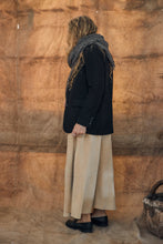 mamapapa - Lune suede cream skirt