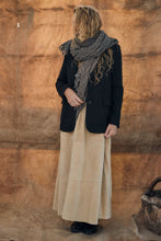 mamapapa - Lune suede cream skirt