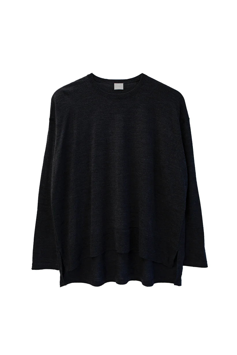 CT plage - black pullover thin wool