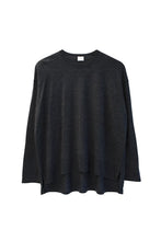 CT plage - charcoal pullover thin wool