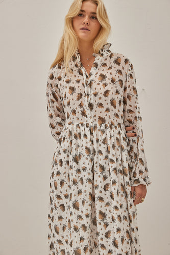 Flower print dress