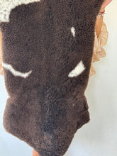 Brown sheep skin
