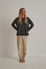 CT plage - charcoal pullover thin wool