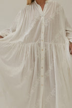 mamapapa - aimee long dress broderie