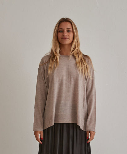 CT plage - beige pullover thin wool