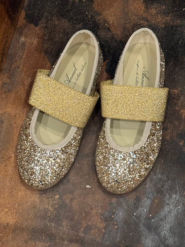 anniel - kids glitter ballet shoes