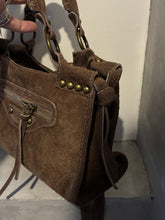 Suede bag