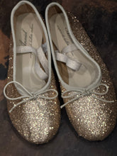 anniel - kids gold glitter ballet