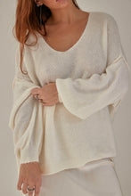 Crystal Sweater fine sweater vneck