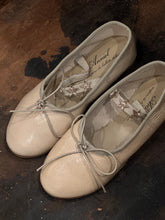 anniel - kids pink leather ballerina